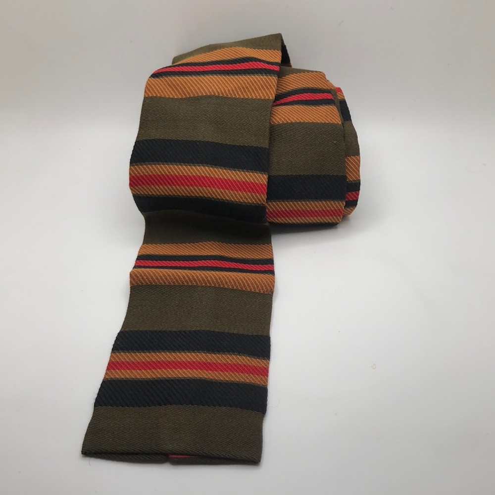 Rooster VTG Skinny Square End Tie. Retro. Stylish. Rare Find From 1960’s